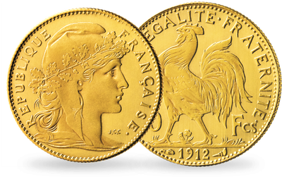 Monnaie ancienne en Or « 10 Franc Or Marianne Illème République »